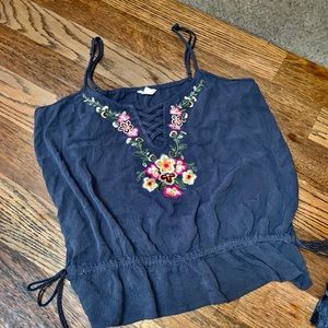 Embroidered Tank top